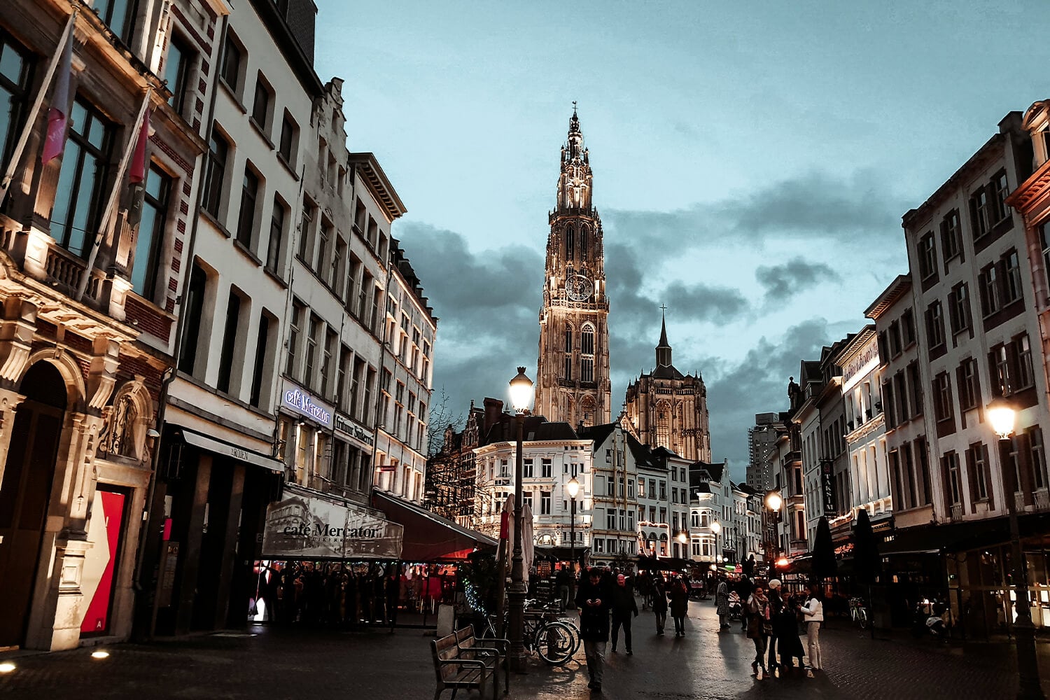 Cityscape shot of Belgium